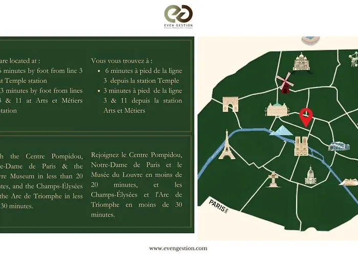 A31#republique # 1bedroom # Marais # Paris03 # Ac *